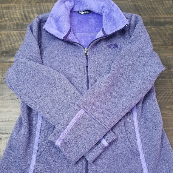 The North Face Jackets & Blazers - Womens The North Face Purple Zip Up Jacket L
